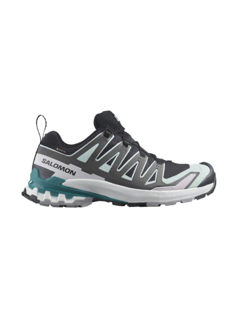 Salomon XA Pro 3D Sneaker in Grey/Turquoise, size 8 (fits 8.5)